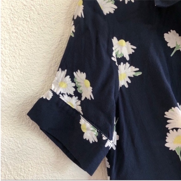 Ganni Silvery Crepe Twist Dress in Total Eclipse - Picture 6 of 11